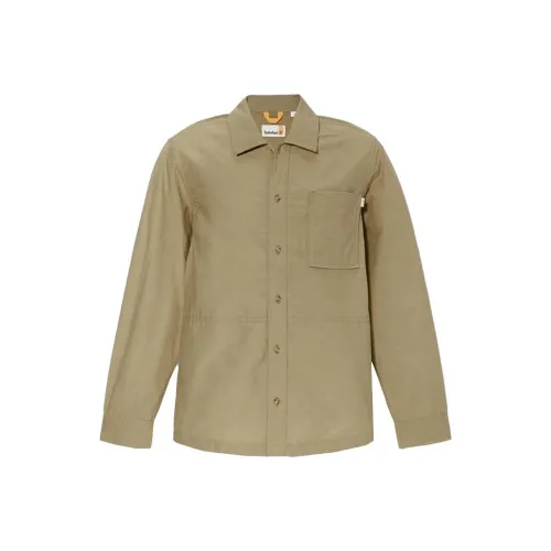 Timberland Рубашка Мужская Армейская Зеленая
