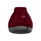 Бордовый (Qf Подпись Логотип на груди)