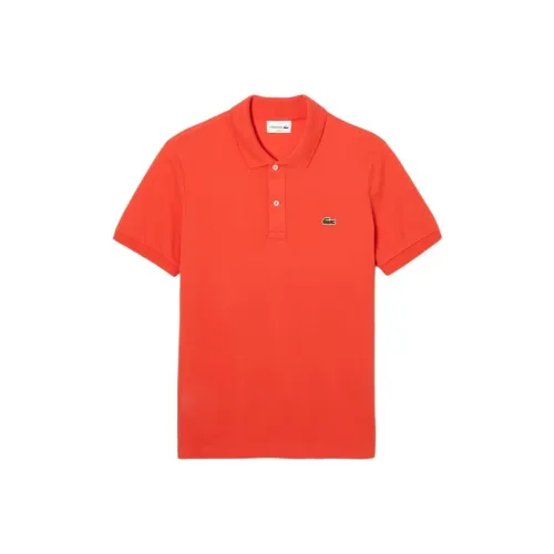 LACOSTE Поло Мужское Оранжевое