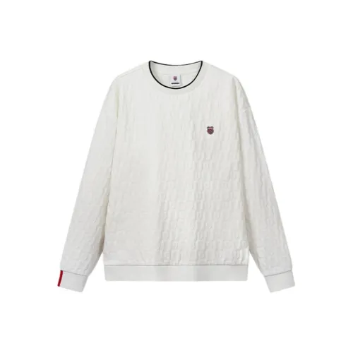 KSWISS Толстовка Мужская Белая Эвриала