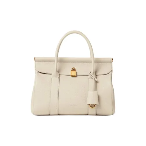 Loro Piana Loom Телячья кожа Сумка Женские Свет CAVE Каменный цвет