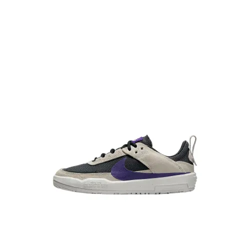 Nike SB DAY ONE Slip Resistant Anti KICK And Дышащий Низкий Топ Детские Скейтбординги Серый Детский