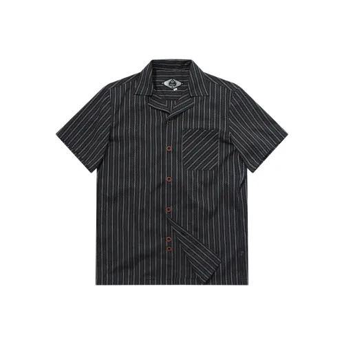 SOARIN YUPPIE Летняя рубашка стандартная мужская черные полосы