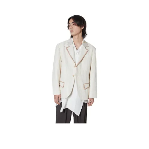 YUNYI Бизнес-костюм мужской Rice Grain белый