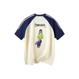 Абрикос & Темно-синий