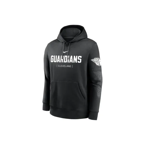 nike x MLB Cleveland GuardiansClub Мода Толстовка Мужской Черный