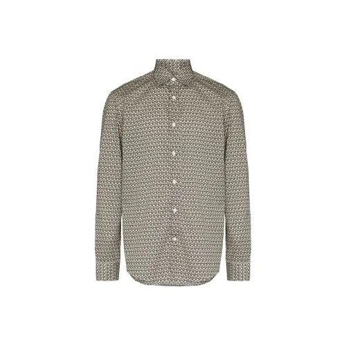 Ferragamo Мужские Черные Рубашки