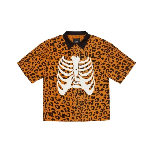 Vans Asian Artist Co Бренд Рубашка Мужская Коричневая