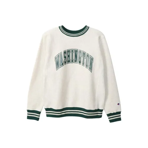 Champion Reverse Weave FW24 Свитшот Унисекс Овсяный Зеленый