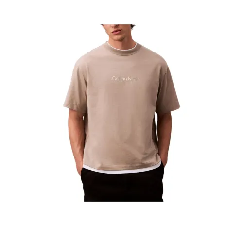 Calvin Klein T-Shirt Мужская Винтаж Хаки