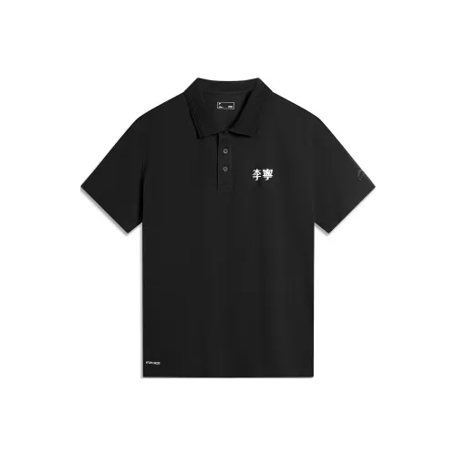 LINING Sports Life Collection Мужская черная поло