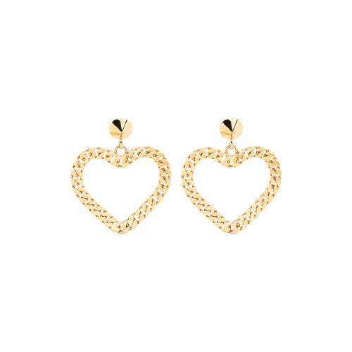 MOSCHINO Серьги из лата Женские Золотые