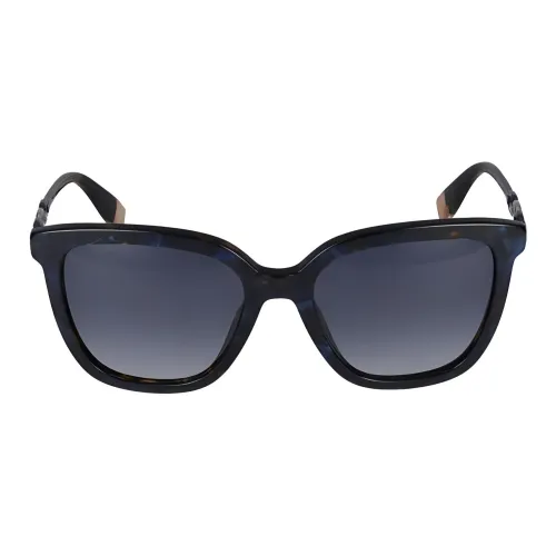 Furla Ацетат Квадратные Солнцезащитные Очки Женские Черные