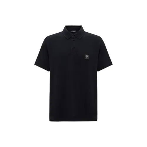 Emporio Armani SS24 Поло Мужское Черное