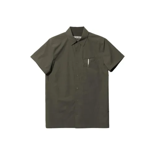 HYEIN SEO Рубашка Унисекс Хаки Коричневый