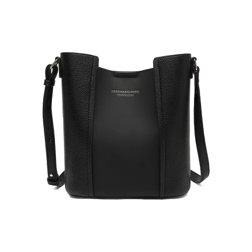 MEXICAN Полиуретан Ведрообразная Сумка Сумка через плечо Сумка на одно плечо Обычная Сумка Женская Черная Кофейная