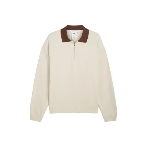 PUMA Quarter Zip Горный Снег Мужские Толстовки