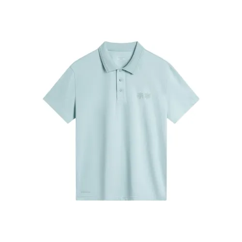 Поло для мужчин подкладка перо зеленый