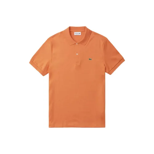 LACOSTE Поло Мужское Оранжевое