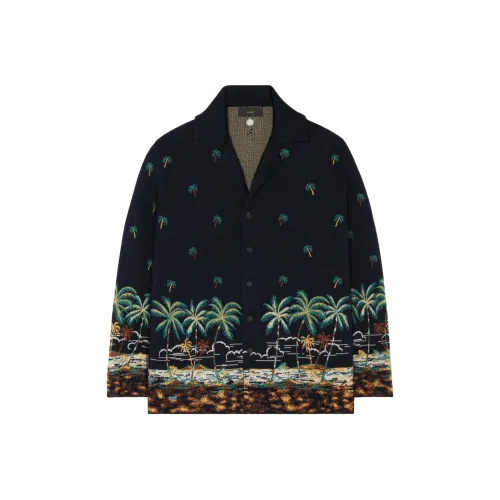 Alanui Морской Синий Мужские Рубашки