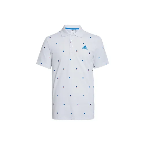 Adidas Белый Мужской Поло