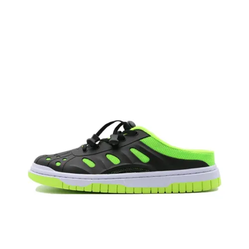 I'm Shopping Аbrasion Resistant Домашние тапочки Унисекс Черный Зеленый