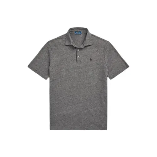 Polo Ralph Lauren Classic Fit Хлопок Linen Mesh Polo Мужской Серый