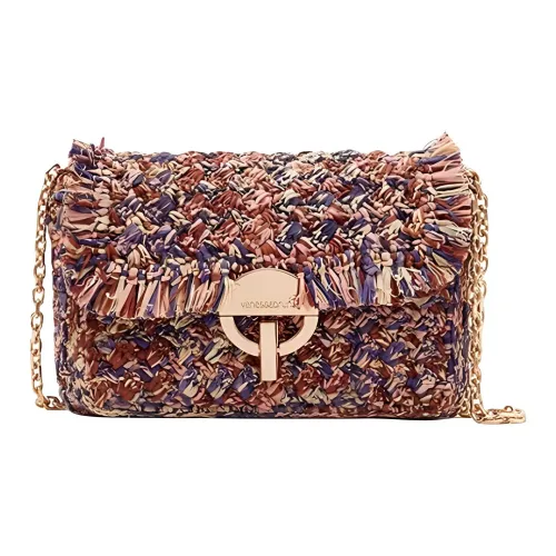 Vanessa Bruno Рафия Сумка через плечо Маленькая Женская Синяя и Многоцветная