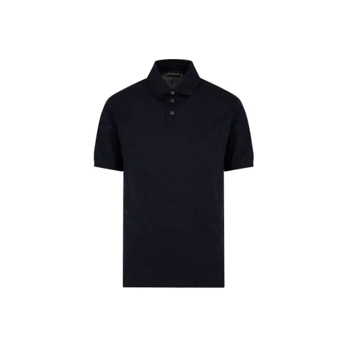EMPORIO ARMANI Поло Мужское Морской Синий