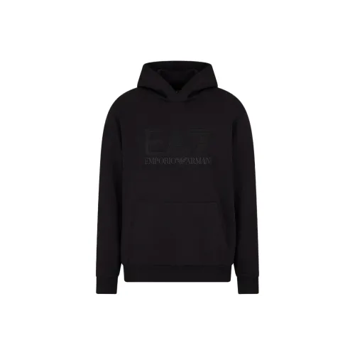 EMPORIO ARMANI FW24 Толстовка Мужской Черный