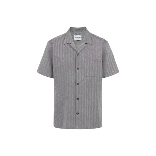 Айсберг Рубашка Мужская Черный Белый