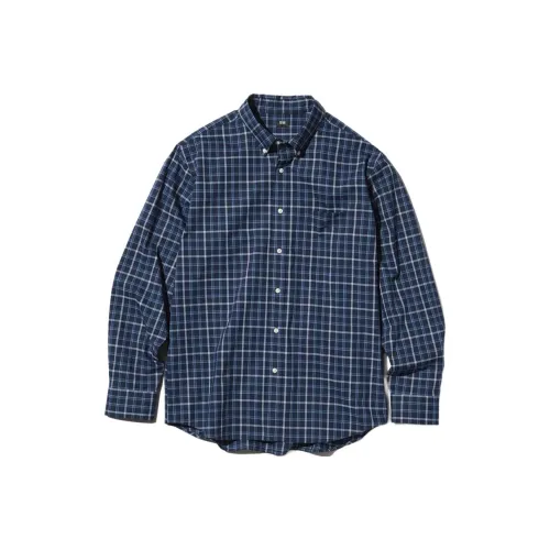 UNIQLO Темно-синие мужские рубашки