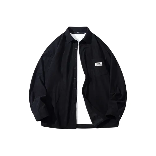 BEENTRILL Черная унисекс рубашка