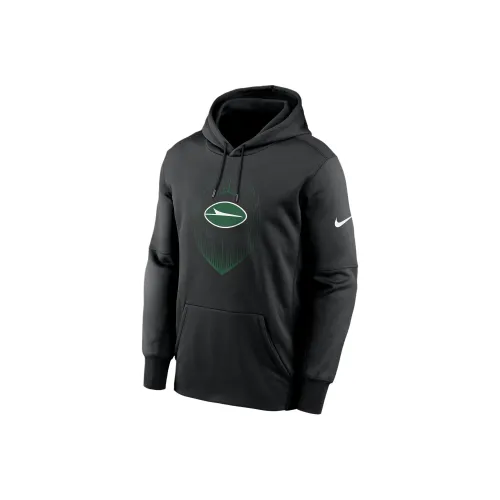 nike New York JetsIcon Therma NFL Пуловер Толстовка Hoodie Мужской Черный
