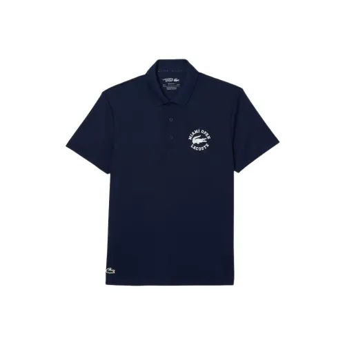 LACOSTE Поло Мужское Морской Синий
