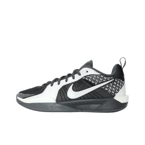 Nike Sabrina 2 Устойчивый к истиранию Низкий Топ Детские Баскетбольные Кроссовки Черные