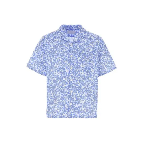 PRADA Фиолетовые Мужские Рубашки