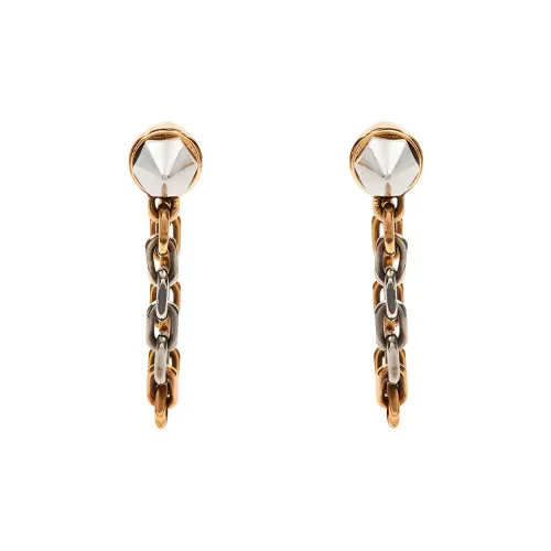 Серьги-кольца Alexander McQueen Унисекс Золото