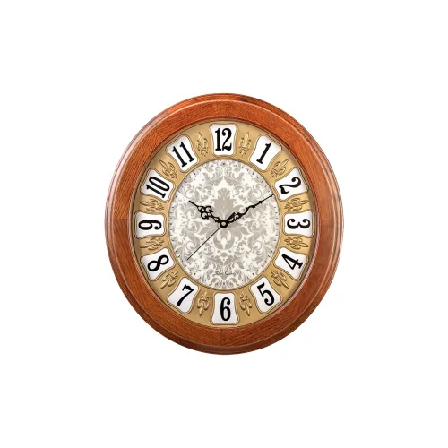 HENSE Кварцевый механизм Wood Стена Часы Унисекс Серый HW168