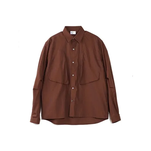 ROARINGWILD ARCH Коричневая унисекс рубашка