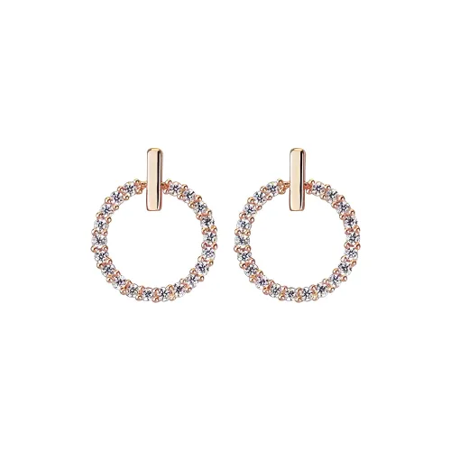 Серьги-гвоздики из серебра S925 WEST ISLAND женские