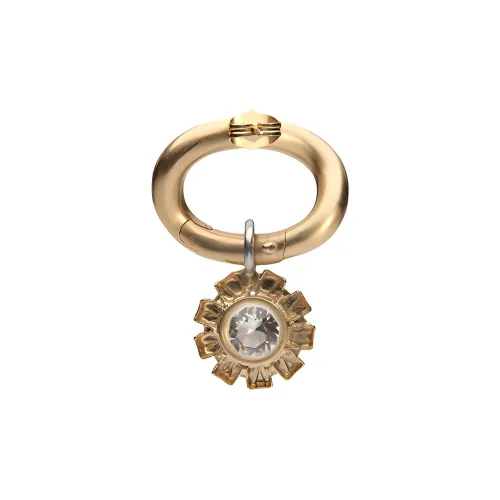 Maison Margiela Серьги из бронзы Золотой Женские