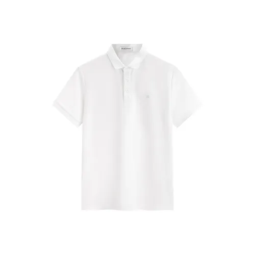 PEACEBIRD MEN Белый 1 Slim Fit Мужская Поло