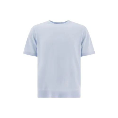 VINCE Светло-синие мужские футболки T