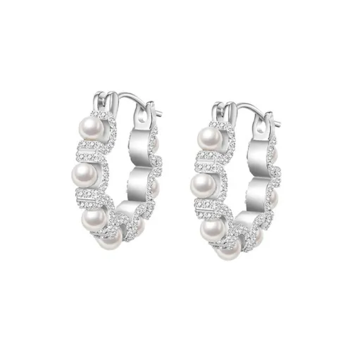 LIBI Медный сплав Жемчужная раковина Серьги для женщин