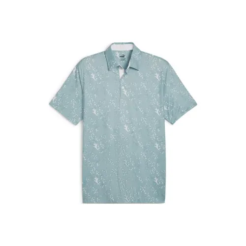 PUMA Golf Поло Мужское Синее