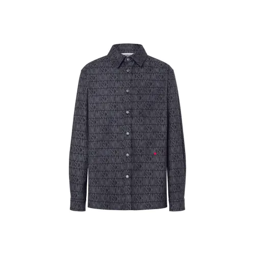 MOSCHINO Мужские черные рубашки