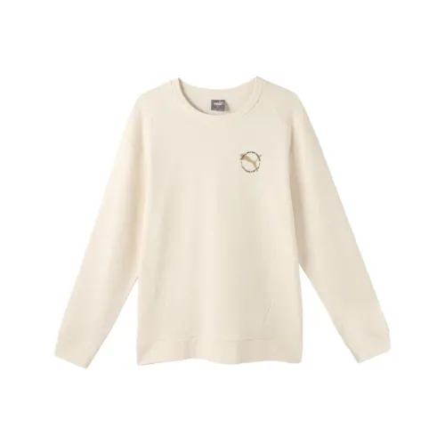 PUMA Толстовка Мужской Хлопок Лен Смесь Естественный