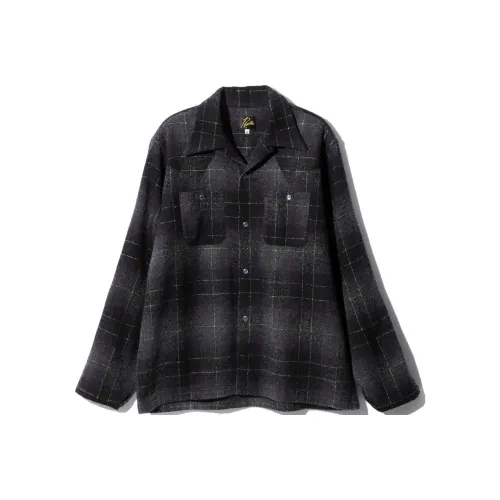 Needles Фиолетово-черный Градиентный Унисекс Рубашки