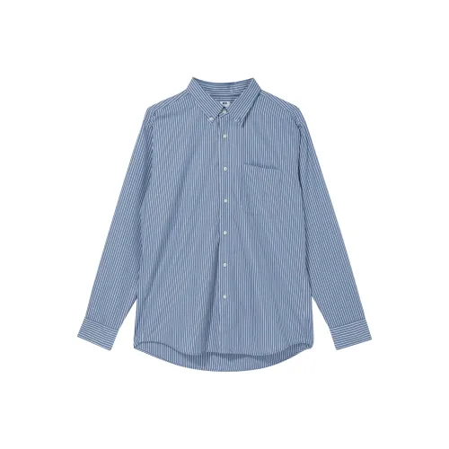 UNIQLO Озерно-голубой Мужские Рубашки